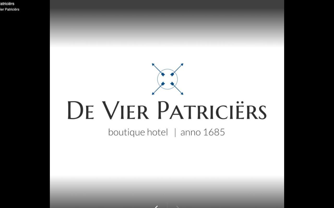 Boutique Hotel De Vier Patriciers Middelburg Exteriér fotografie